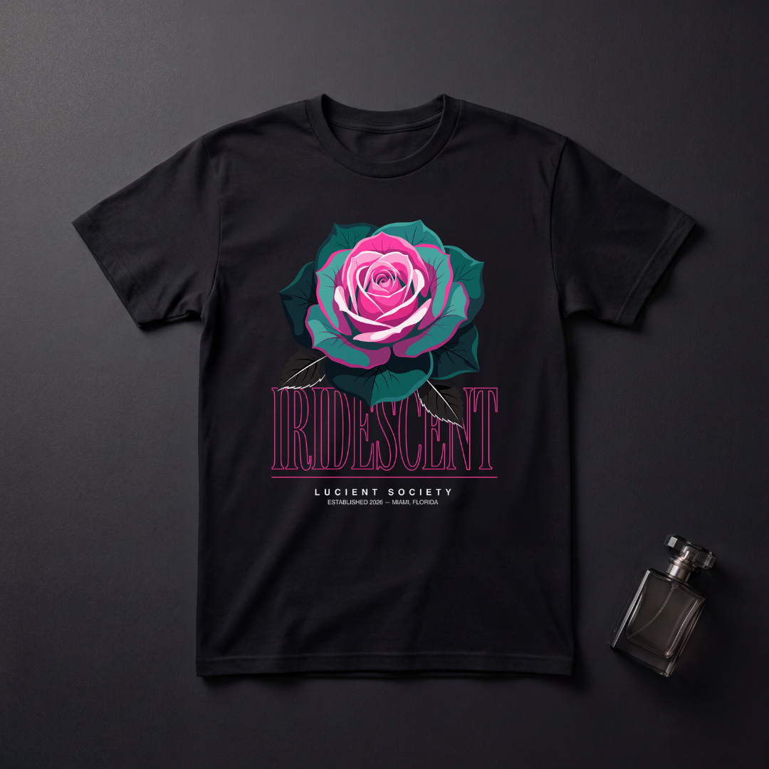 Oil-Slick Rose T-Shirt
